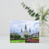 St. Louis Cathedral Postkarte (Stehend Vorderseite)