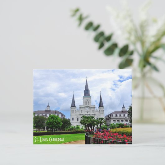 St. Louis Cathedral Postkarte (Stehend Vorderseite)