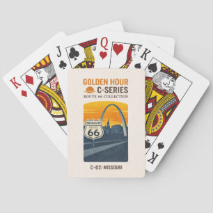 St. Louis Centennial Gateway Sunset Deck Spielkarten