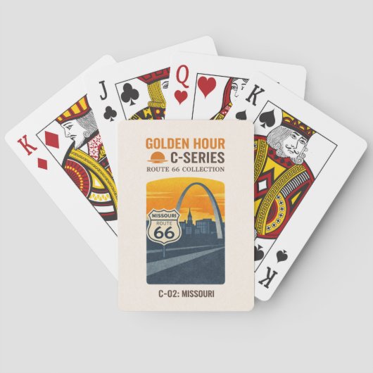 St. Louis Centennial Gateway Sunset Deck Spielkarten (Rückseite)