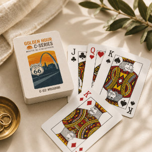 St. Louis Centennial Gateway Sunset Deck Spielkarten