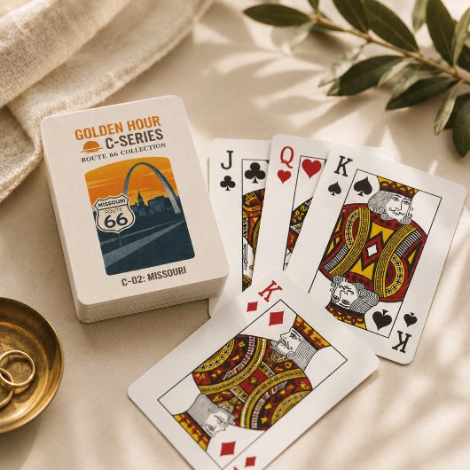 St. Louis Centennial Gateway Sunset Deck Spielkarten