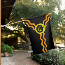 St. Louis City flagge - Schwarzes Halloween