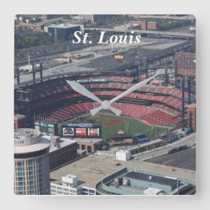 St. Louis Clock Quadratische Wanduhr