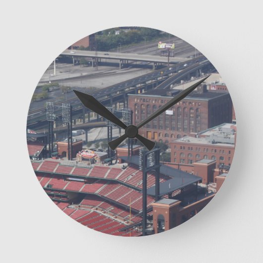 St. Louis Clock Runde Wanduhr (Vorderseite)