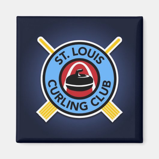 St Louis Curling Club Magnet (Vorne)