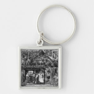 St. Louis, das für den Kreuzzug verlässt Schlüsselanhänger