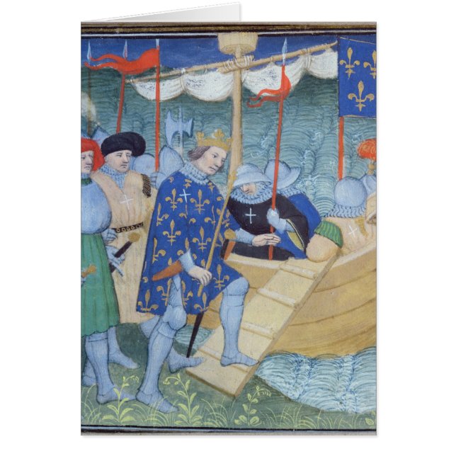 St. Louis, das für die Kreuzzüge sich einschifft (Vorne)