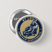 St. Louis, der Sessel QB Football Button (Vorne & Hinten)