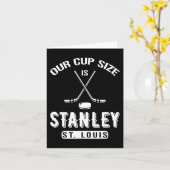 St. Louis Eishockey Unsere Cup-Größe ist Stanley S Karte (Gelbe Blume)