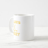 St. Louis Eishockeyschläger Staat Outile Stl T-Shi Kaffeetasse (Vorderseite Links)