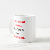 St. Louis Fan, treu Kaffeetasse (Vorderseite Links)