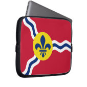 St. Louis Flag Laptop Sleeve (Vorne Rechts)