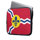 St. Louis Flag Laptop Sleeve (Vorderseite Links)