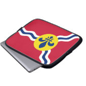 St. Louis Flag Laptop Sleeve (Vorne Knopf)