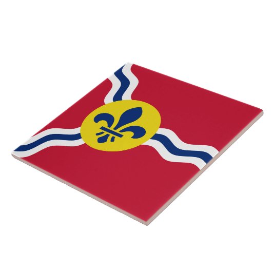 St. Louis Flag Tile Fliese (Seite)