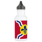 St. Louis-Flagge auf der Liberty-Flasche Edelstahlflasche (Links)
