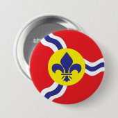 St. Louis-Flagge Button (Vorne & Hinten)