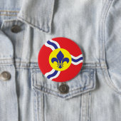 St. Louis-Flagge Button (Beispiel)