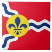 St. Louis-Flagge Fliese (Vorderseite)