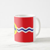 St. Louis-Flagge Kaffeetasse (VorderseiteRechts)