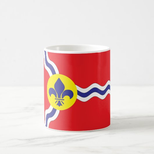 St. Louis-Flagge Kaffeetasse (Mittel)