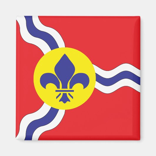 St. Louis-Flagge Magnet (Vorne)