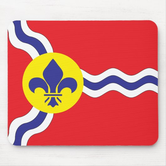St. Louis-Flagge Mousepad (Vorne)