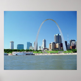 ST. LOUIS FLUSS VOR POSTER