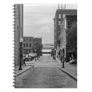 St Louis Gasse Graustufen Notizblock