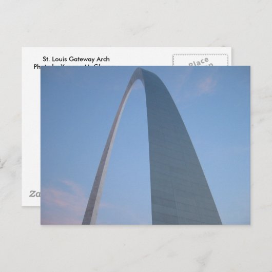 St. Louis Gateway Arch Postcard 2 Postkarte (Vorne/Hinten)