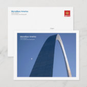 St. Louis Gateway Arch Postkarte (Vorne/Hinten)