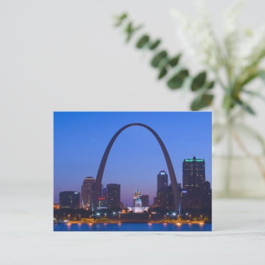 St. Louis Gateway Arch Postkarte (Stehend Vorderseite)