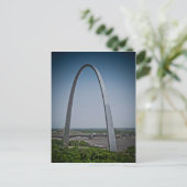 St. Louis Gateway Arch Postkarte (Stehend Vorderseite)