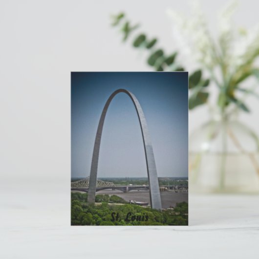 St. Louis Gateway Arch Postkarte (Stehend Vorderseite)