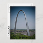 St. Louis Gateway Arch Postkarte (Vorne/Hinten)