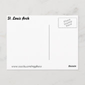 St. Louis Gateway Arch Postkarte (Rückseite)