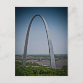 St. Louis Gateway Arch Postkarte (Vorderseite)