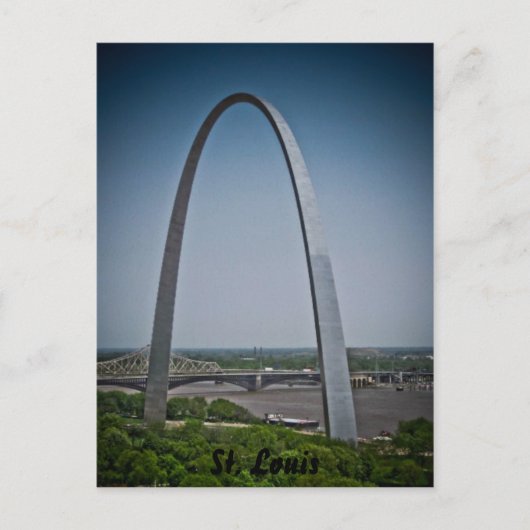 St. Louis Gateway Arch Postkarte (Vorderseite)