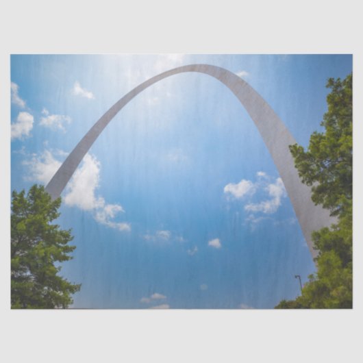 St. Louis Gateway Arch Seidenpapier (Vorderseite)