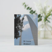 St. Louis-Gateway im Westen Postkarte (Stehend Vorderseite)