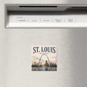 St. Louis Gateway-Silhouette Magnet (In Situ (Geschirrspüler))