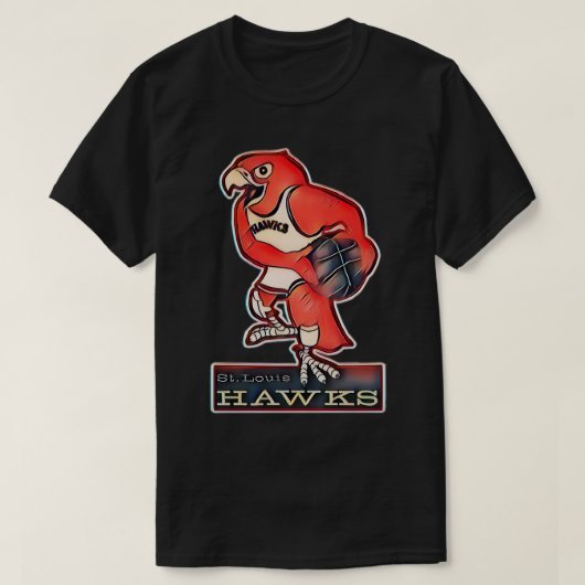 St Louis Hawks Basketball T-Shirt (Design vorne)