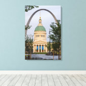 St Louis History Leinwanddruck (Insitu (Holzboden))