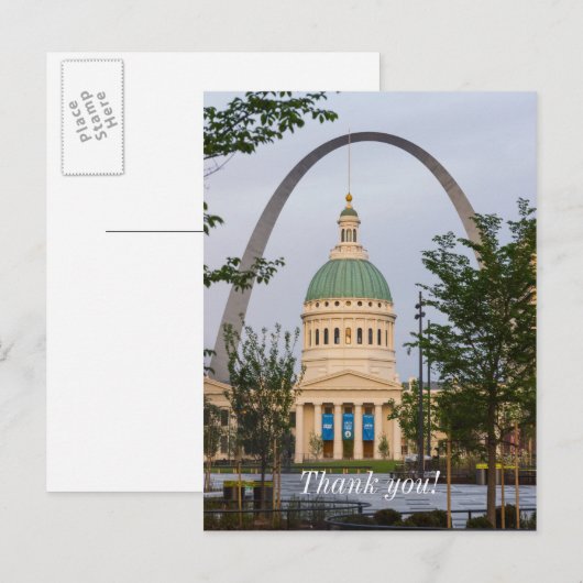 St Louis History Postkarte (Vorne/Hinten)