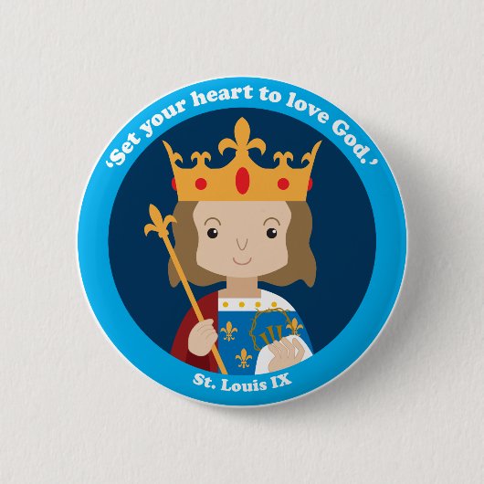 St. Louis IX Button (Vorderseite)