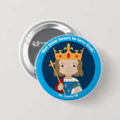St. Louis IX Button (Vorne & Hinten)