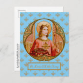 St. Louis IX der König (BK 004) Postkarte (Vorne/Hinten)