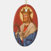 St. Louis IX der König (PM 05) Keramikornament (Rechts)