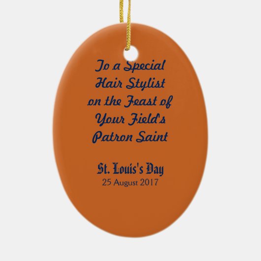 St. Louis IX der König (PM 05) Keramikornament (Hinten)